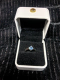 Blue Diamond Ring