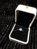 Blue Diamond Ring