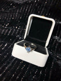 Blue Diamond Ring